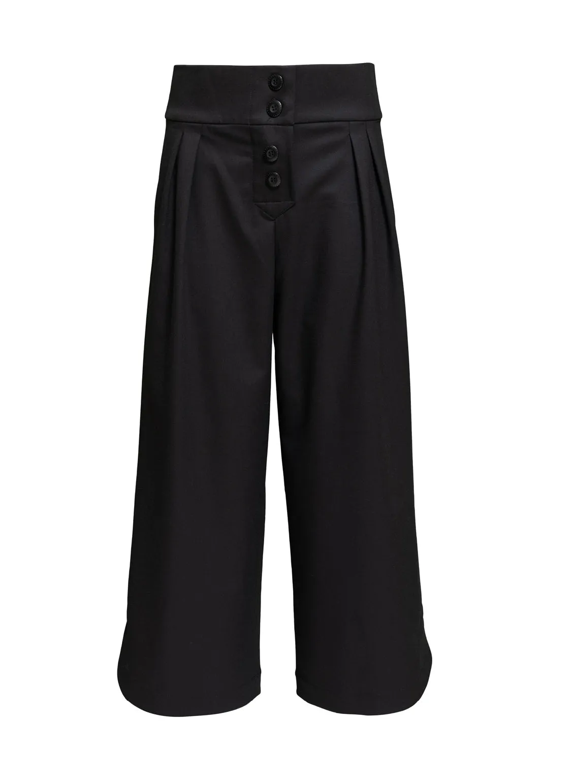 HIGHWASTED CULOTTE "HILKA" IN BLACK