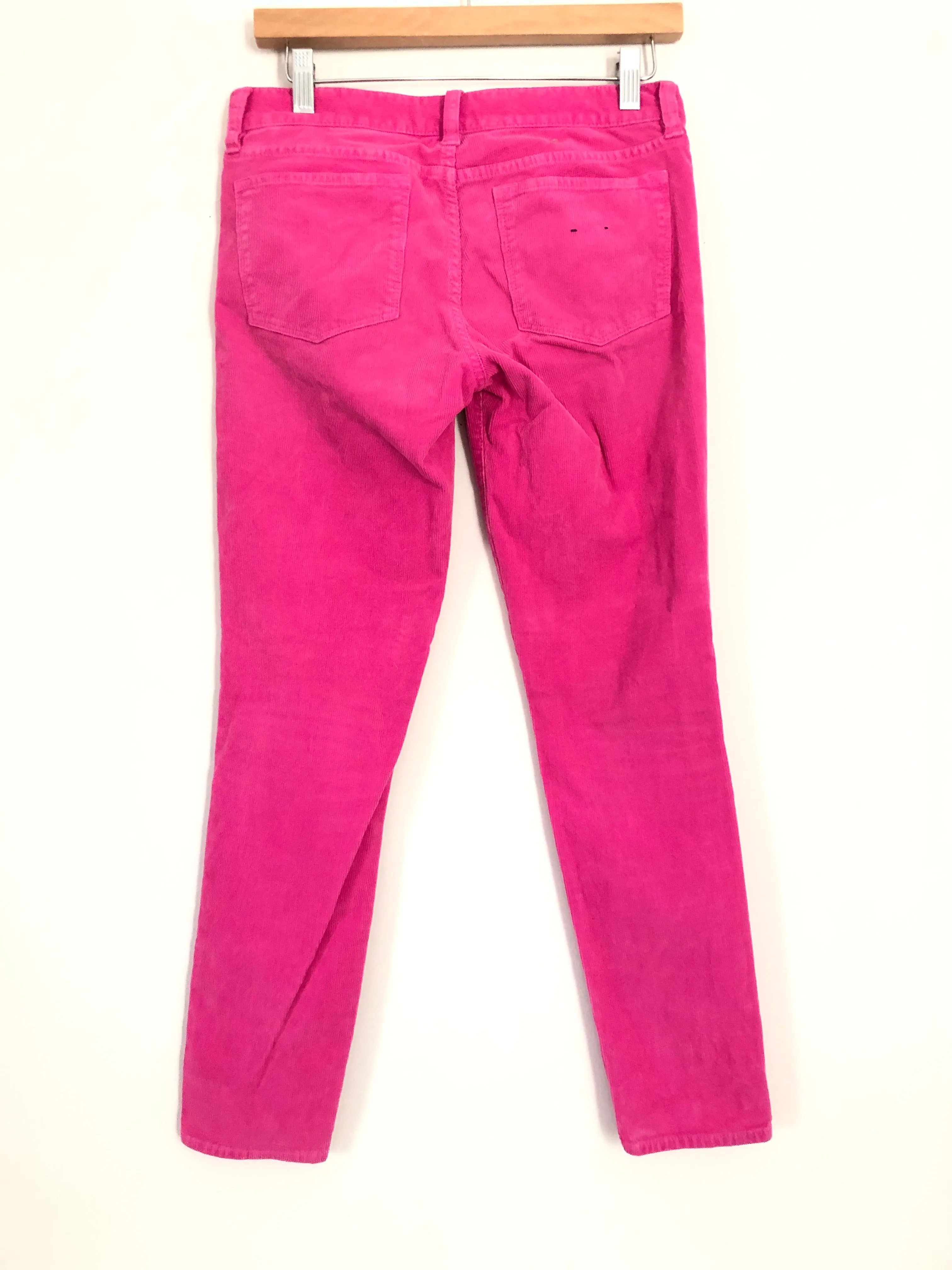 J Crew Bright Pink Corduroy Pants- Size 27 (Inseam 27”)
