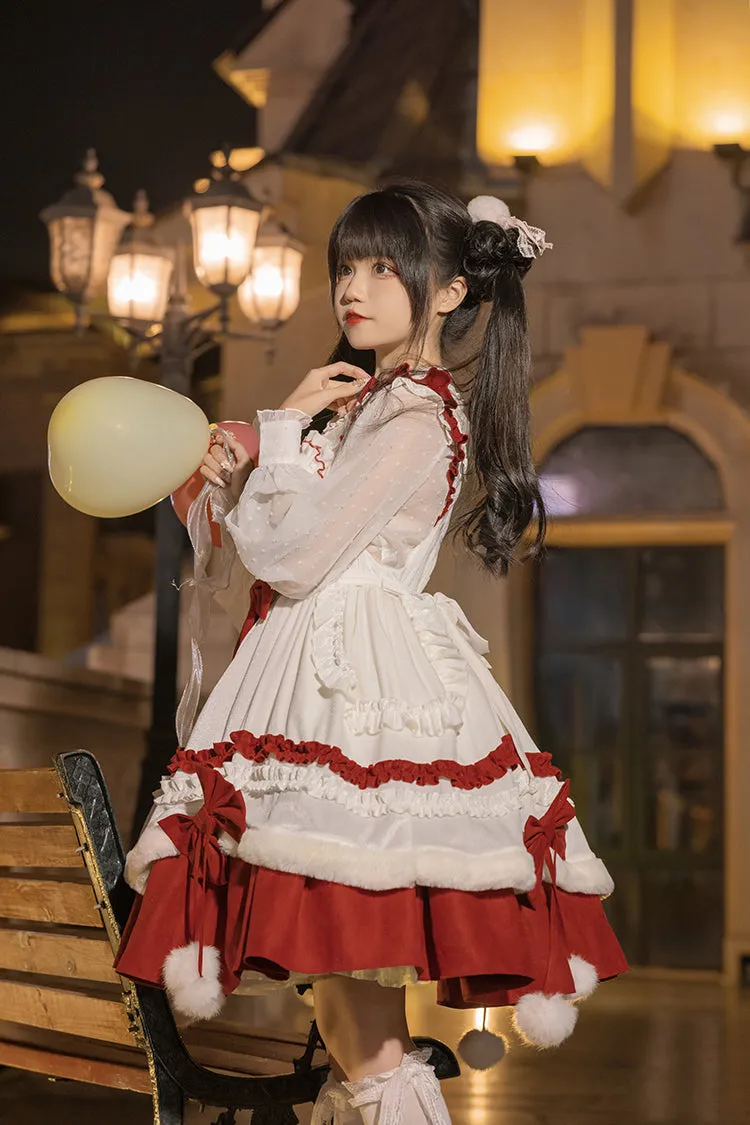 Kawaii Girl Red Lolita Jsk Dress