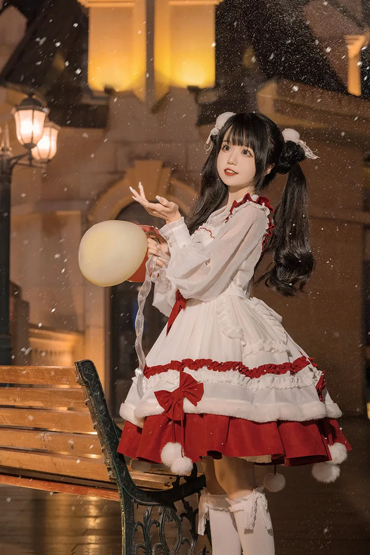 Kawaii Girl Red Lolita Jsk Dress