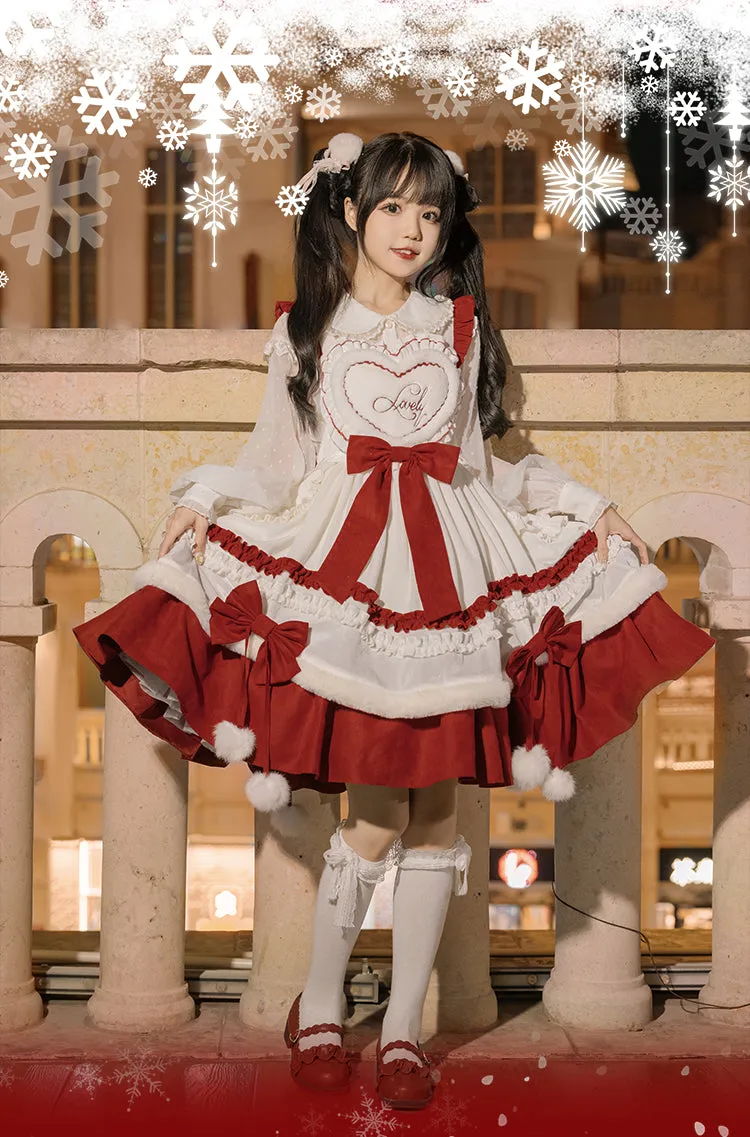 Kawaii Girl Red Lolita Jsk Dress
