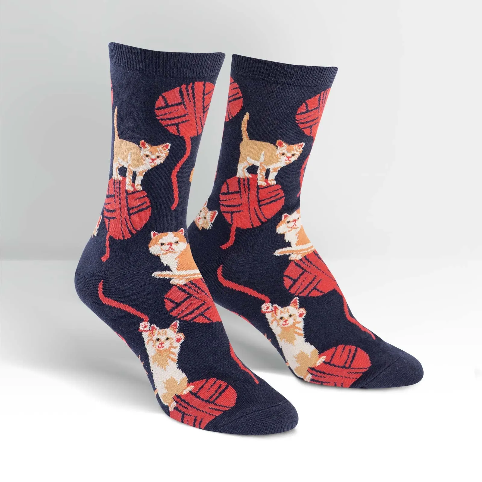 Kitten Knittin' Socks (Women's)