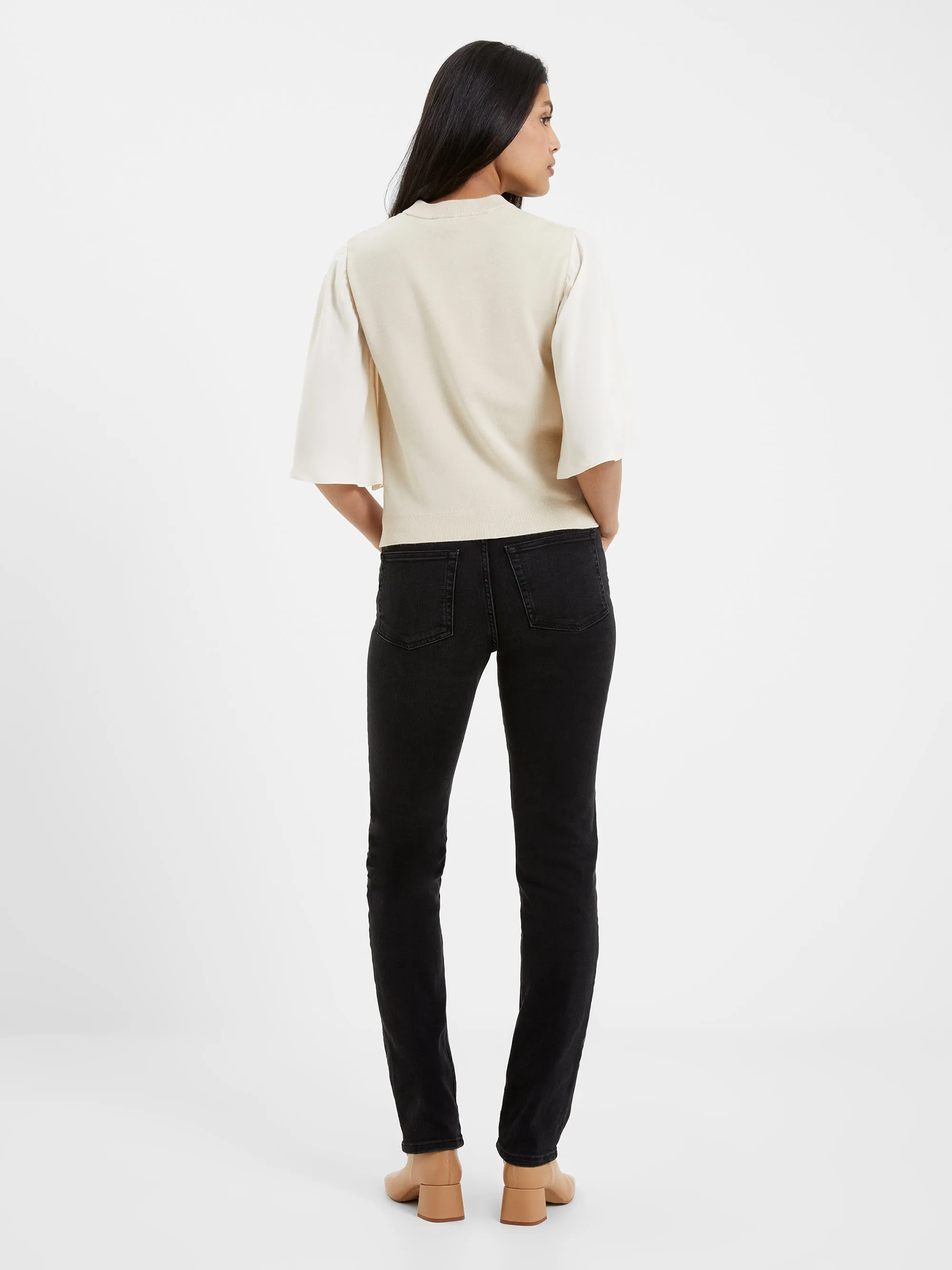 Krista Mix Short Sleeve Jumper