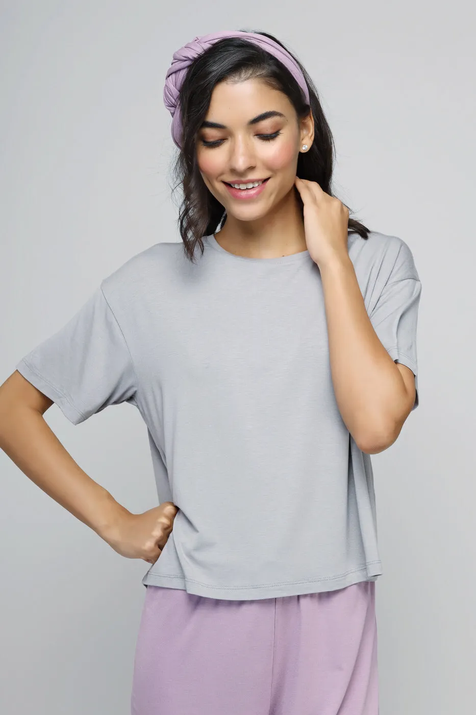 Lavender Culottes Set