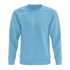 Light Blue Melange: Crewneck Jumper