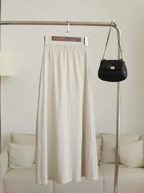 Linen Flowy Maxi Skirt