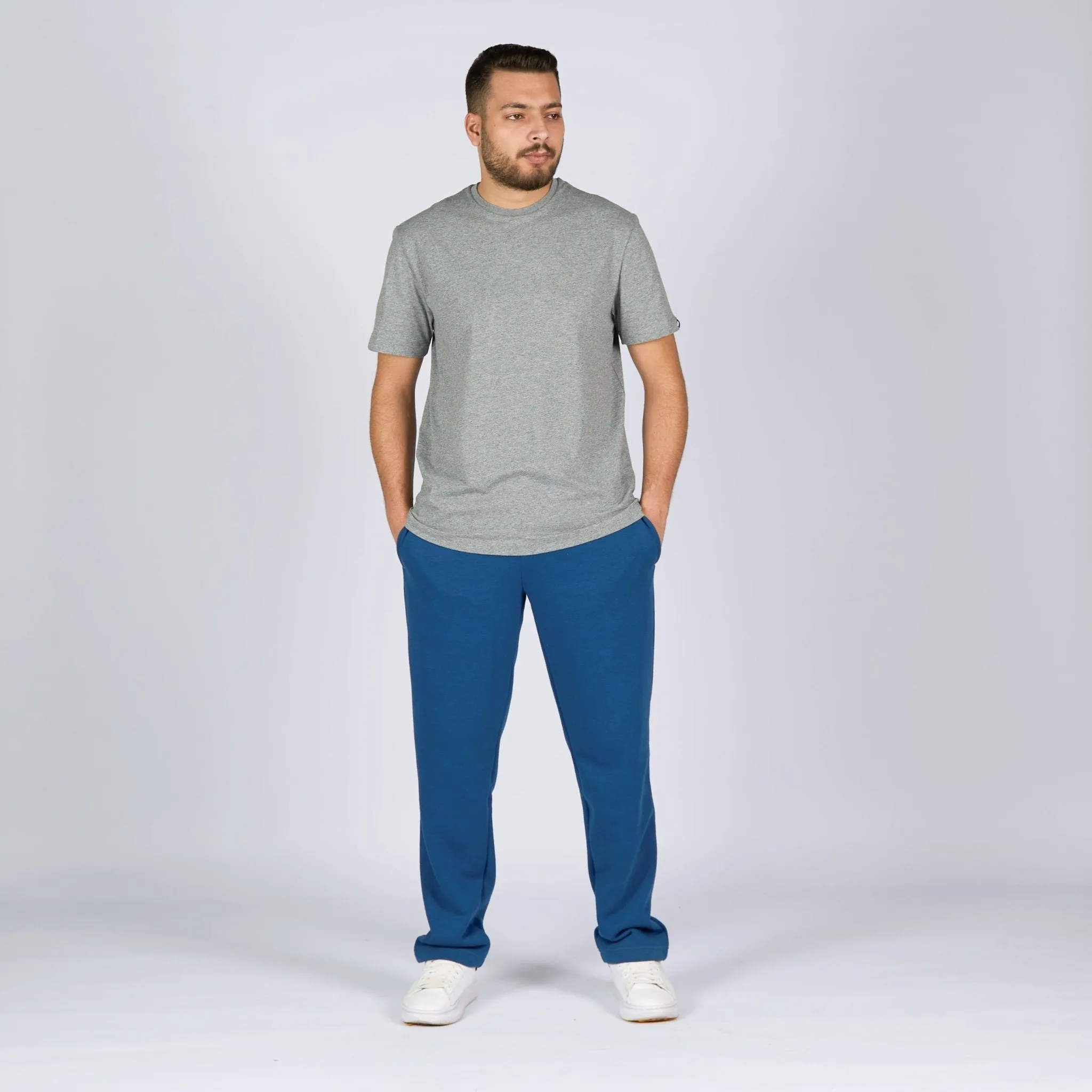Medium Blue | Adult Straight Leg Sweatpant