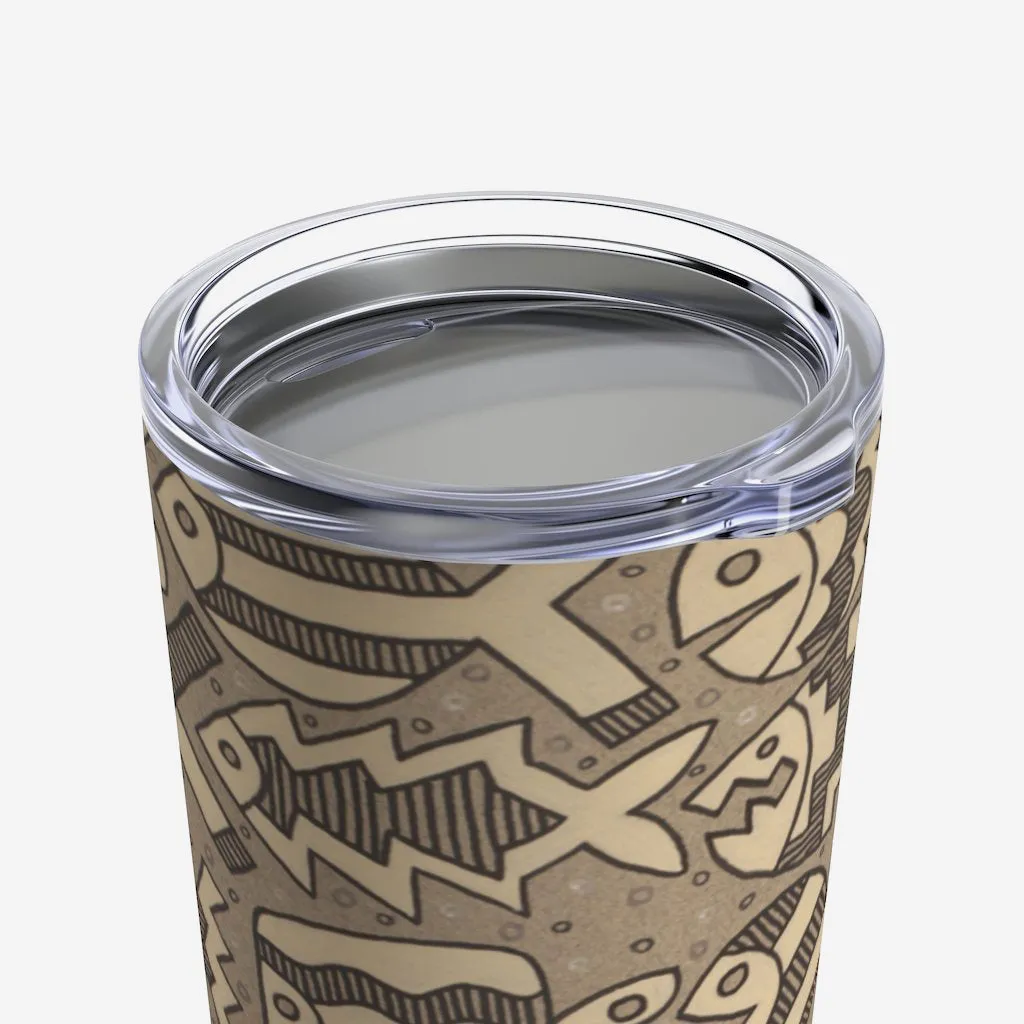 Monochromatic Fish Tumbler 20