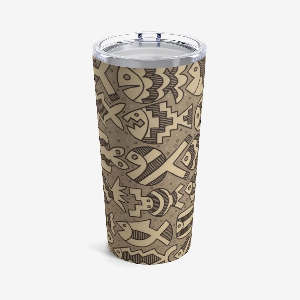 Monochromatic Fish Tumbler 20