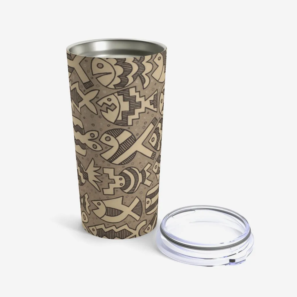 Monochromatic Fish Tumbler 20