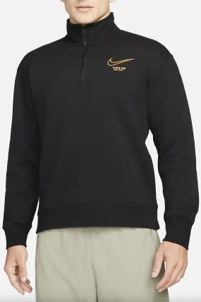 Nike SB 1/2 Zip Skate Fleece Black Gold