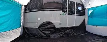 NuCamp T@B 400 Teardrop Side Tent (SILVER/BLACK TRIM)