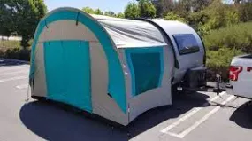 NuCamp T@B 400 Teardrop Side Tent (SILVER/BLACK TRIM)