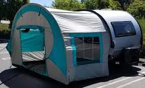 NuCamp T@B 400 Teardrop Side Tent (SILVER/BLACK TRIM)