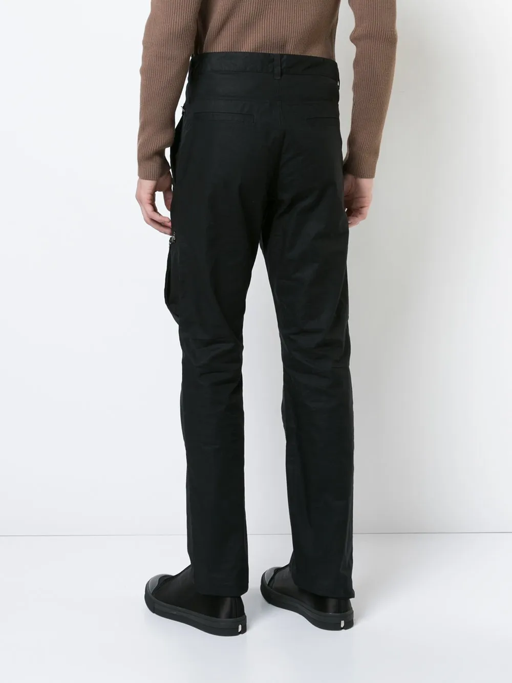 Oiled Cotton Cargo Pants