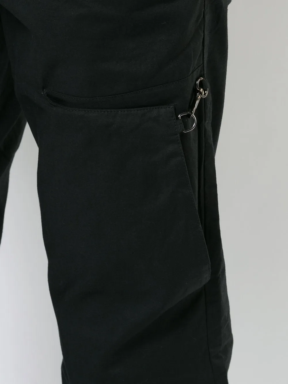 Oiled Cotton Cargo Pants