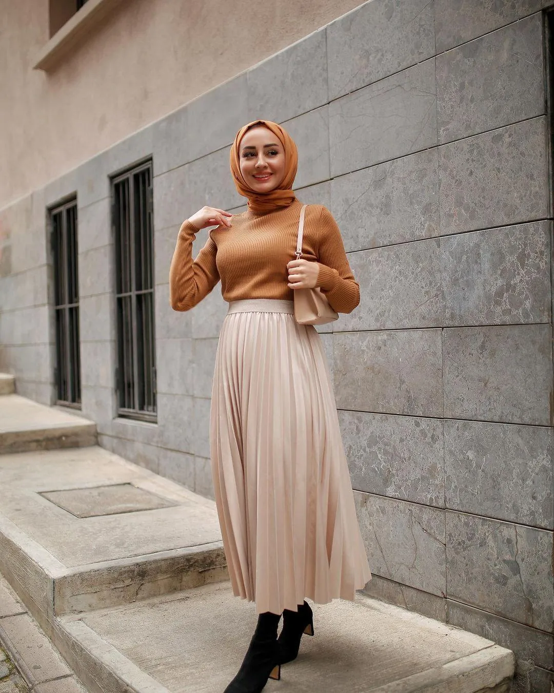 PLEAT LAD FAS SKIRT NUDE 4203-07 HE