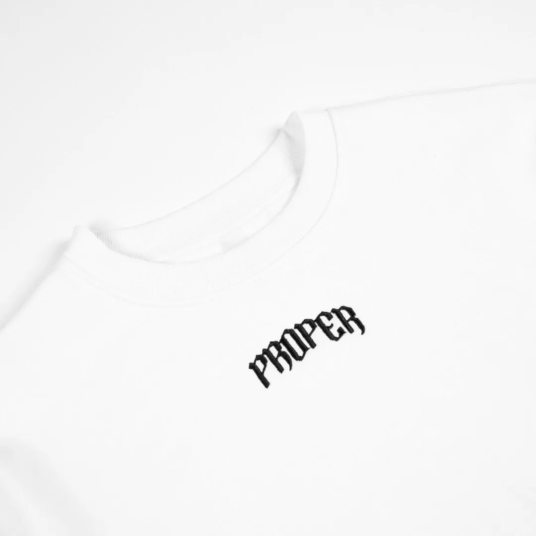 PROPER CREWNECK WHITE
