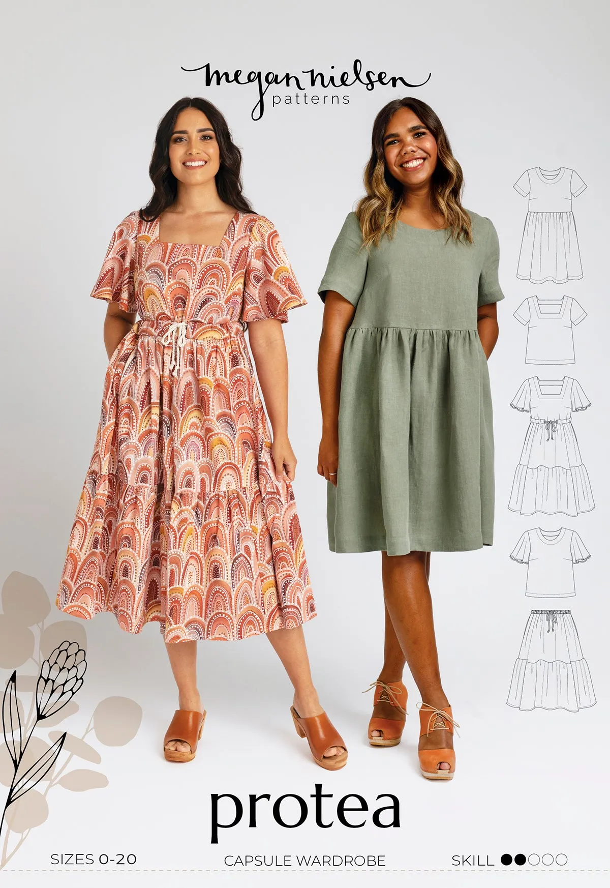 Protea Capsule Wardrobe - Sewing Pattern | Megan Nielsen