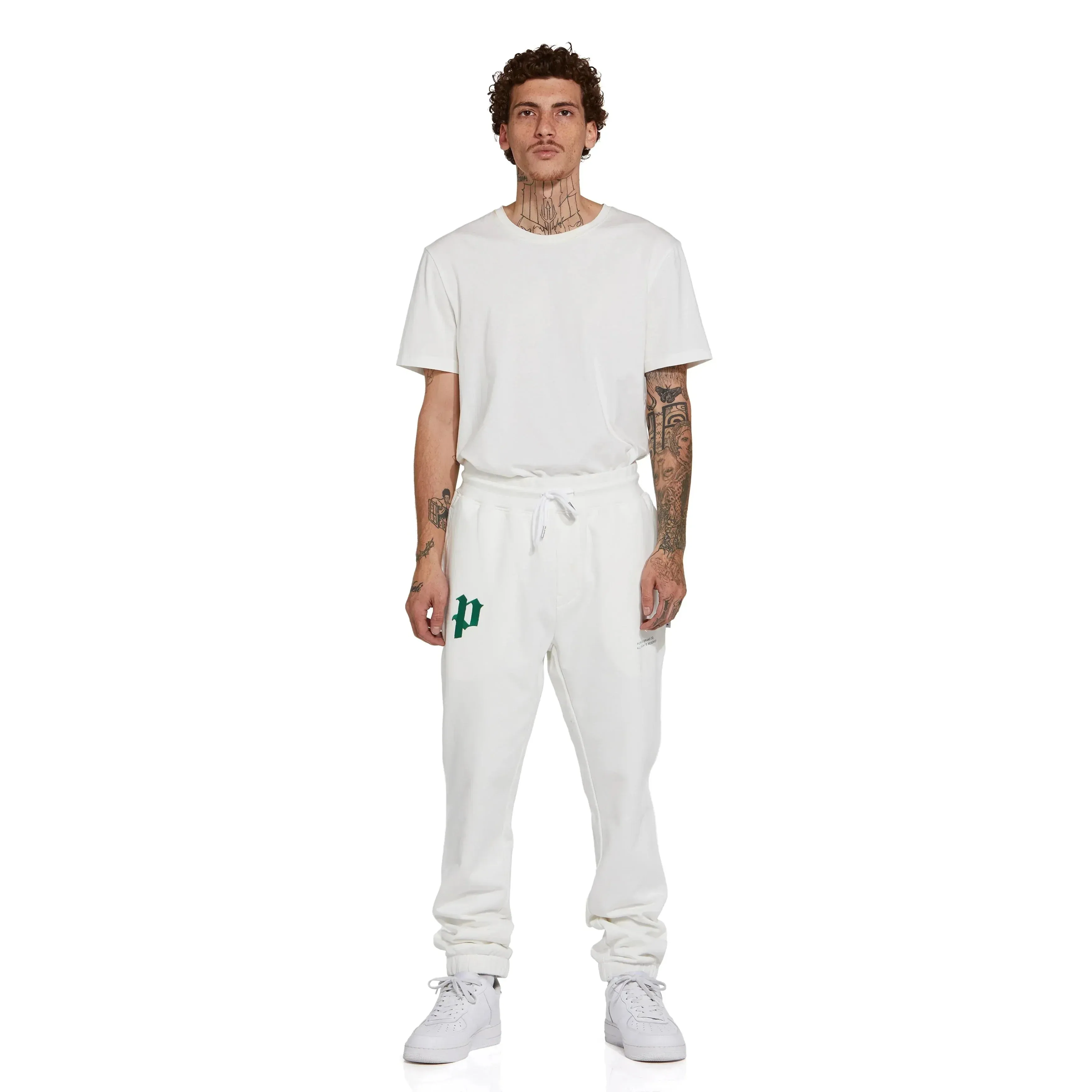 Purple Brand P412 Gothic P Brilliant White Sweatpant