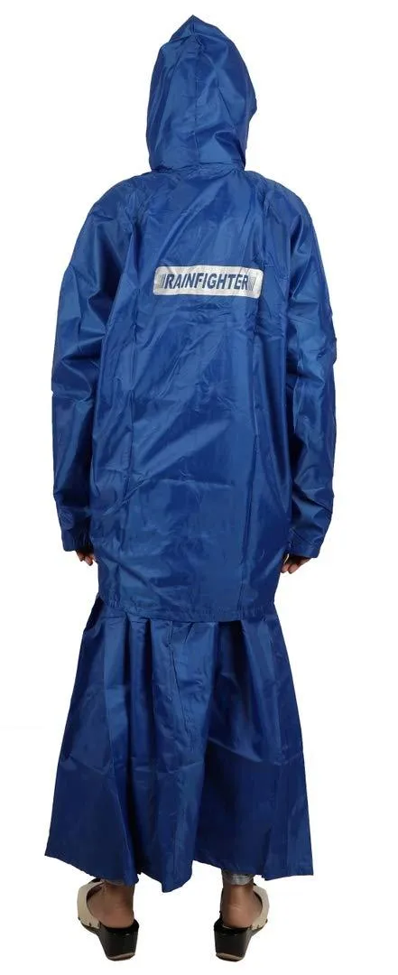 Romano nx 100% Waterproof Heavy Duty Double Layer Hooded Rain Skirt and Jacket for Women in a Storage Bag