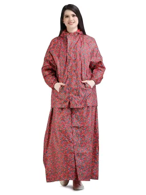 Romano nx Waterproof Rain Skirt Top Jacket for Women Rain Coat