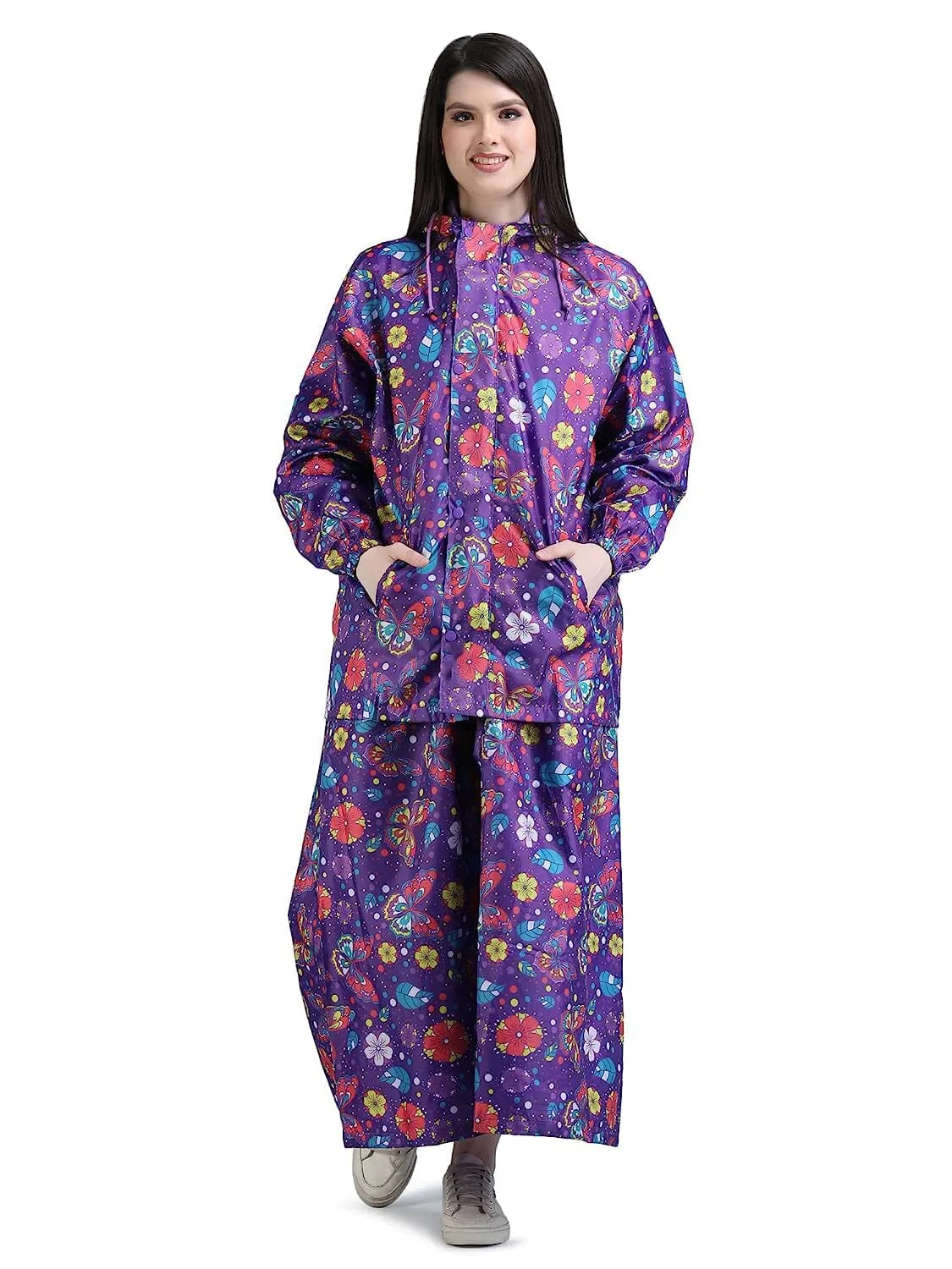 Romano nx Waterproof Rain Skirt Top Jacket for Women Rain Coat