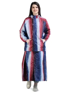 Romano nx Waterproof Rain Skirt Top Jacket for Women Rain Coat