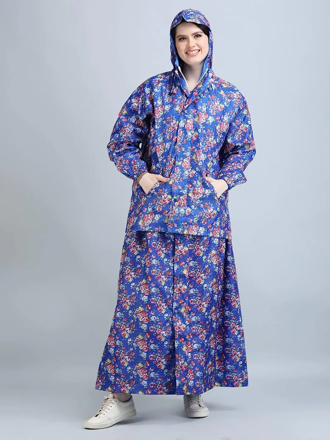 Romano nx Waterproof Rain Skirt Top Jacket for Women Rain Coat