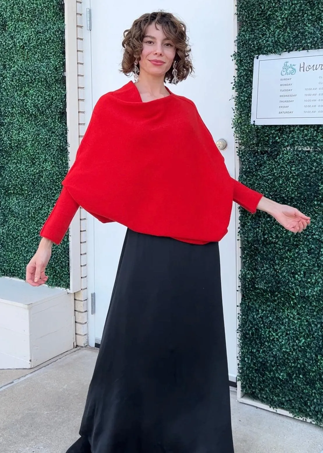 Satin Elastic Waist Maxi Skirt