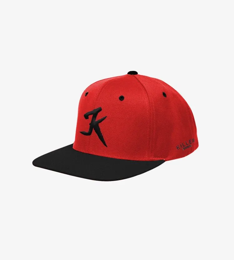 Snapback red-black