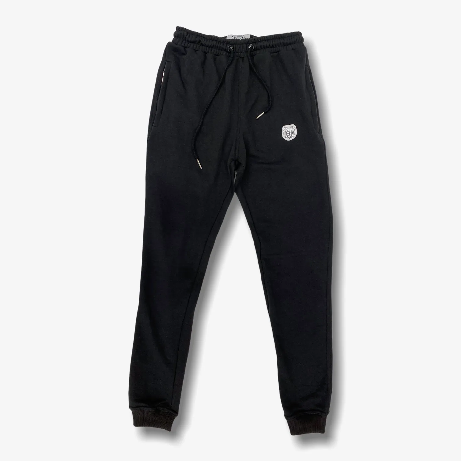 Sneaker Junkies Classic Patch Logo Sweatpants Black