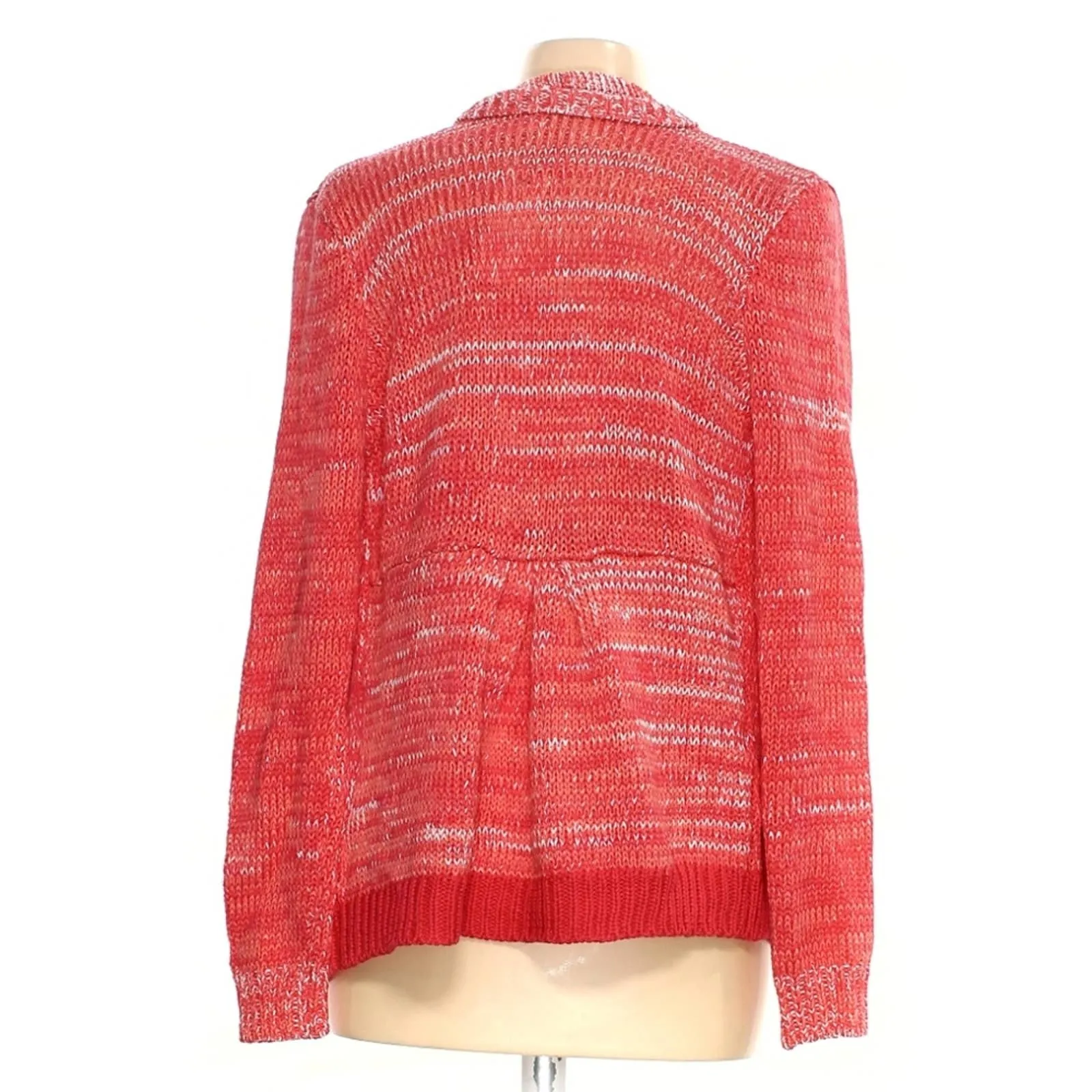 Stitch Fix Skies Are Blue Space Dye Cardigan Red Medium