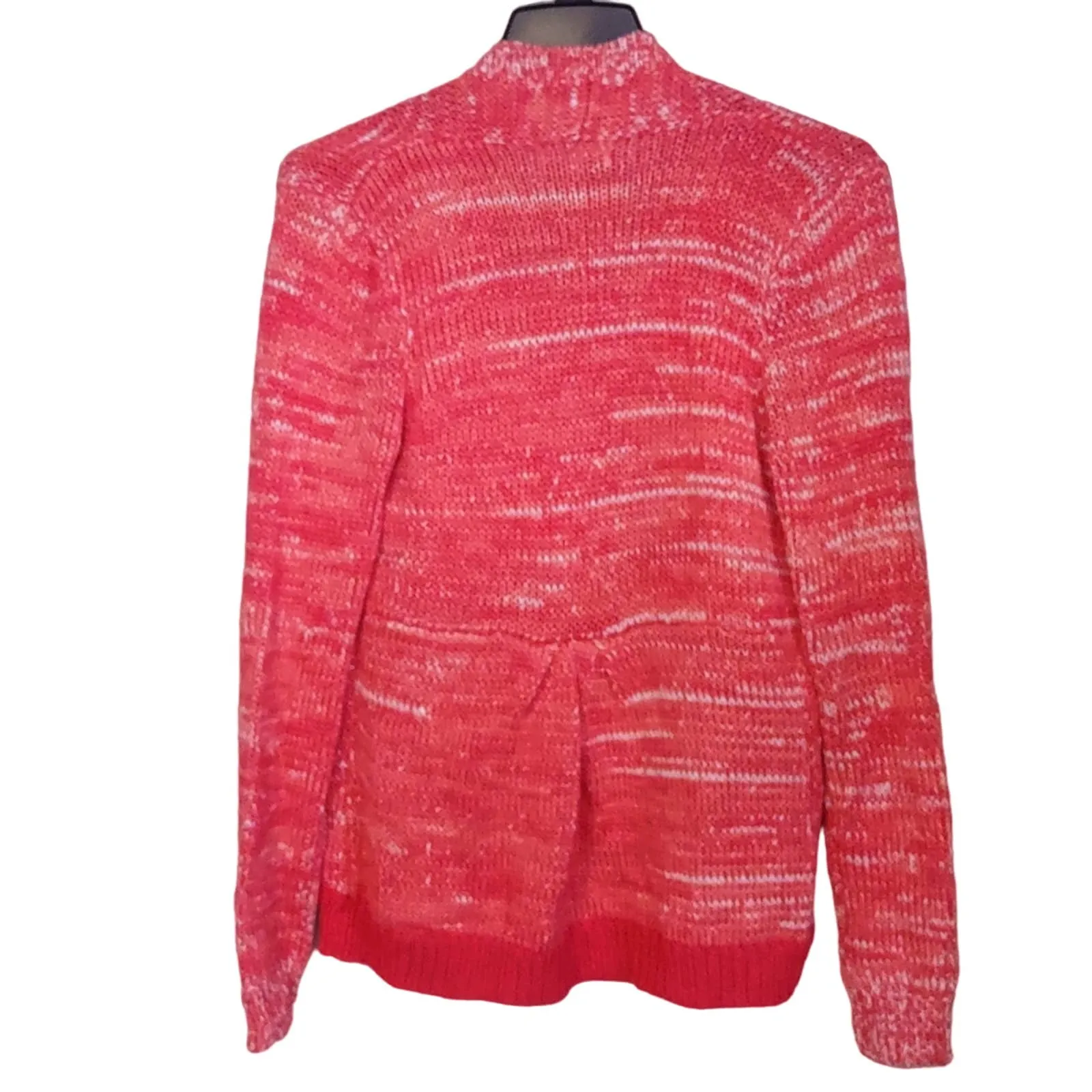 Stitch Fix Skies Are Blue Space Dye Cardigan Red Medium