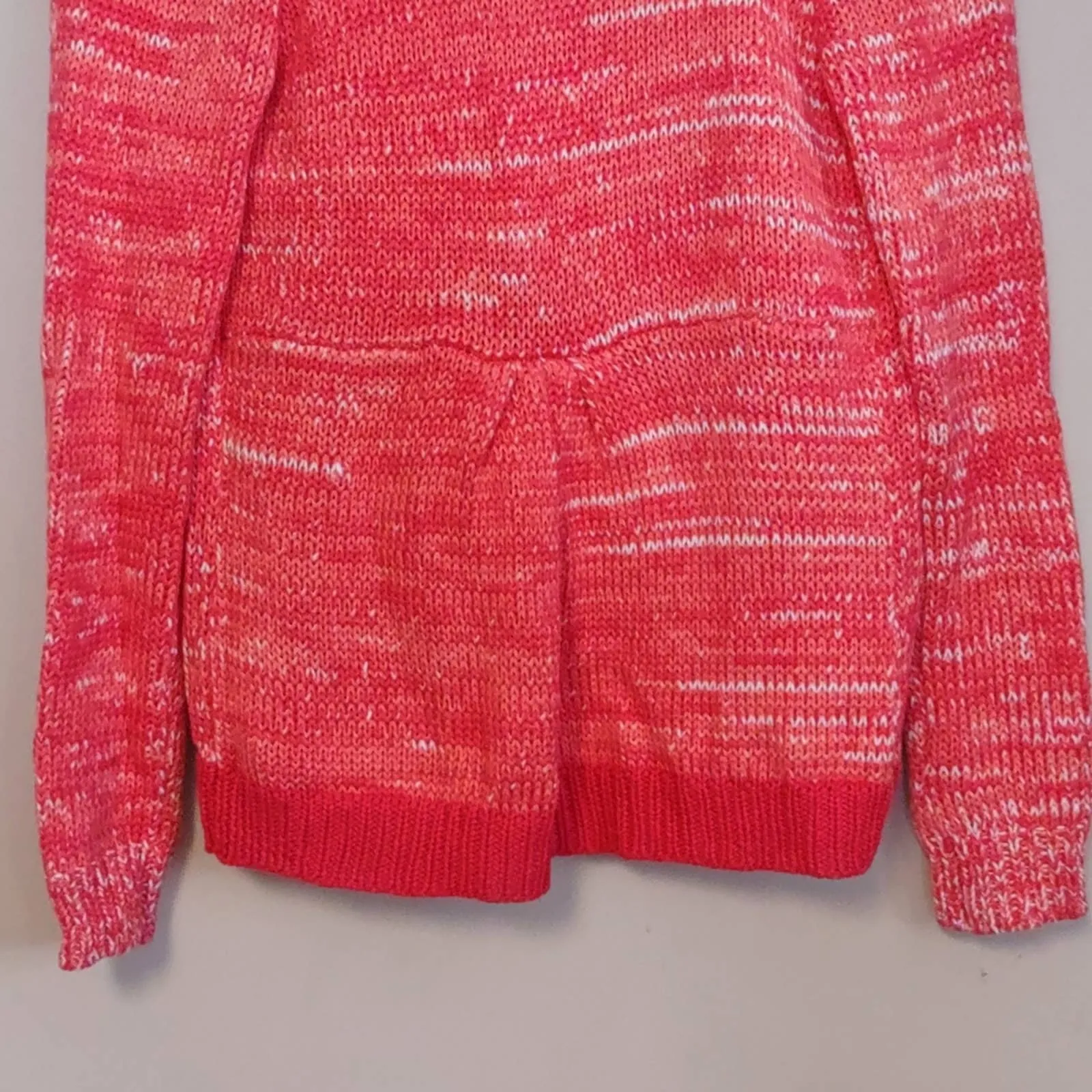 Stitch Fix Skies Are Blue Space Dye Cardigan Red Medium