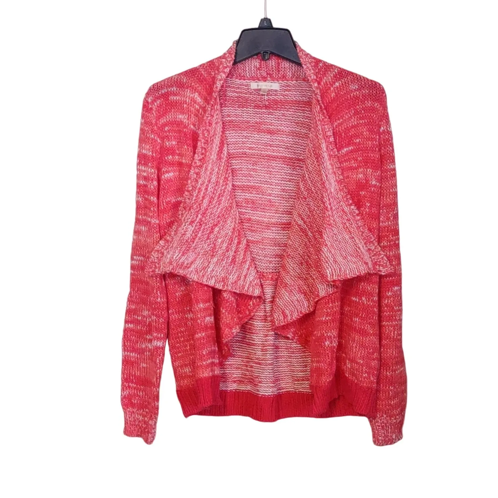 Stitch Fix Skies Are Blue Space Dye Cardigan Red Medium