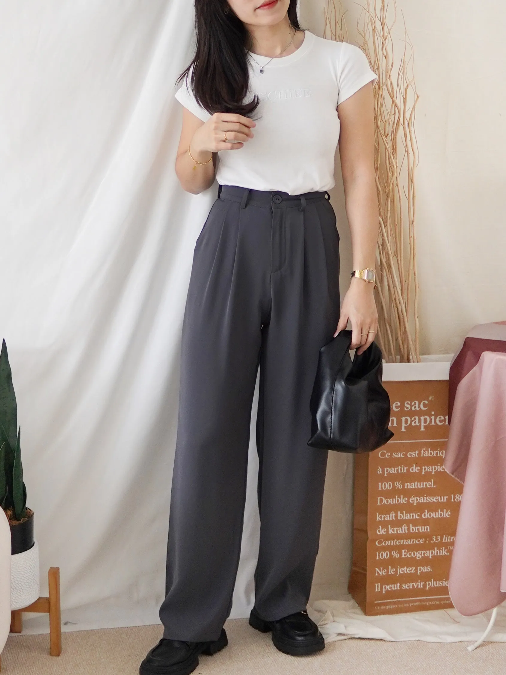 SUIT HIGH WAIST CULOTTES