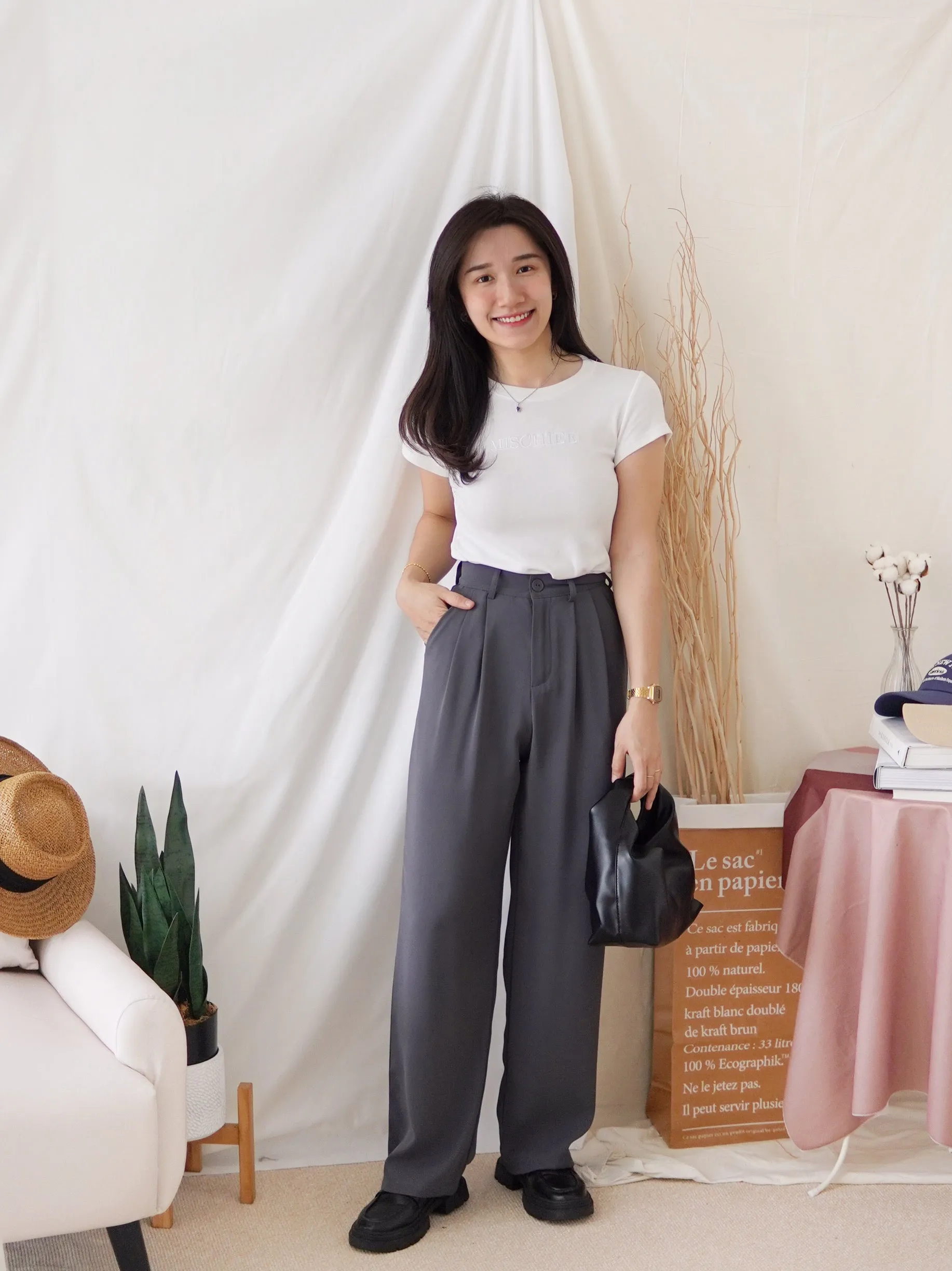 SUIT HIGH WAIST CULOTTES
