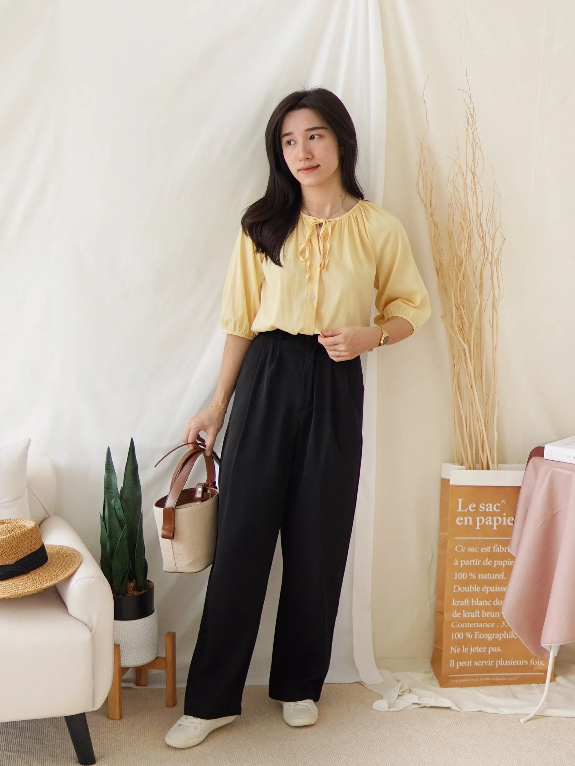 SUIT HIGH WAIST CULOTTES