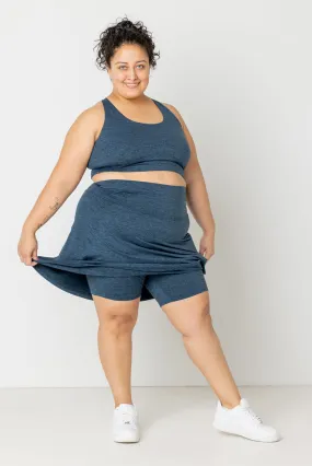SuperSoft Skort - Heather Navy