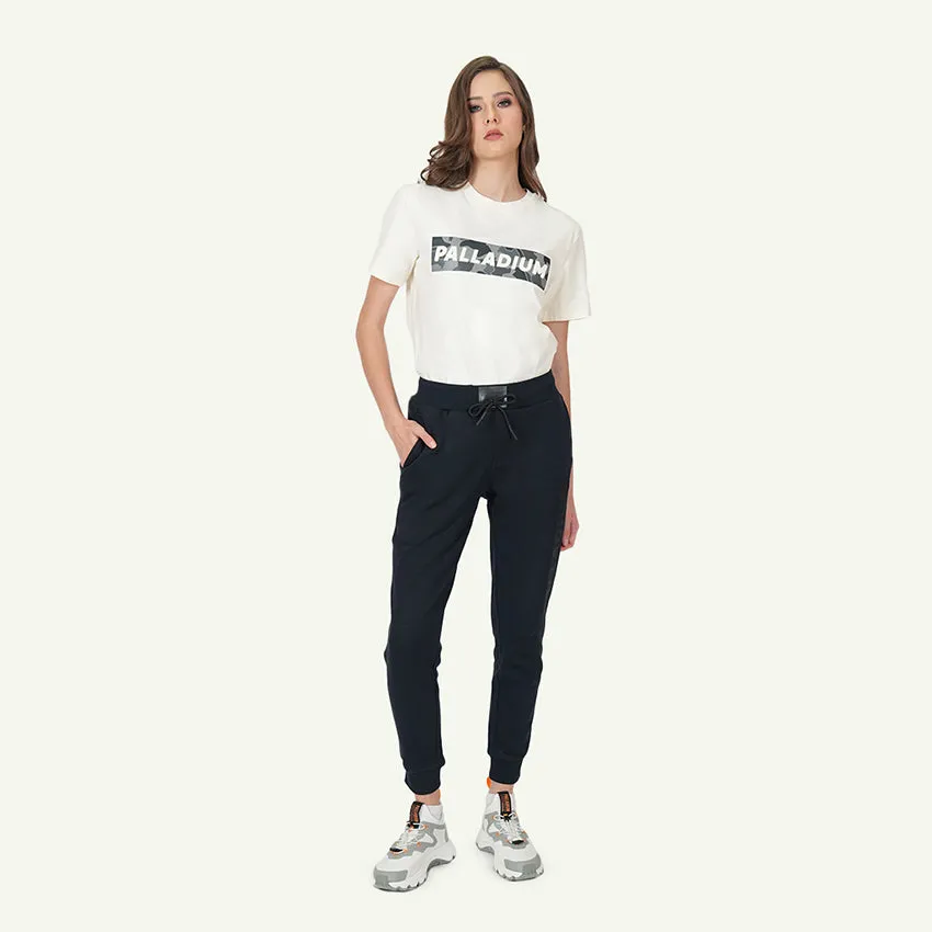 SWEAT PANTS SIDE LOGO PRINT WOMEN'S PANTS -  ANTHRACITE