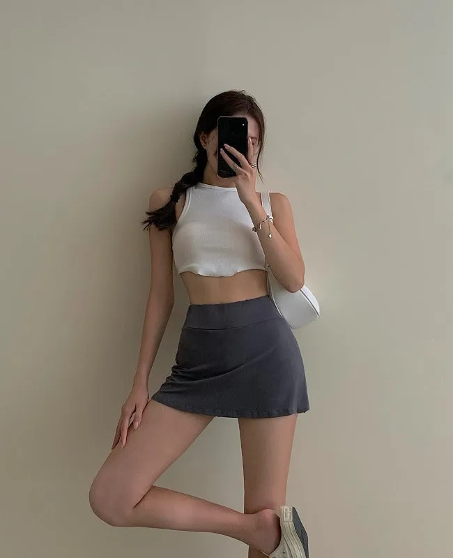 Tennis Skirt Women High Waist Sexy Girl Tight Bag Hip Short Skirt Summer Sports Culottes split A-line Mini skirt Y2K