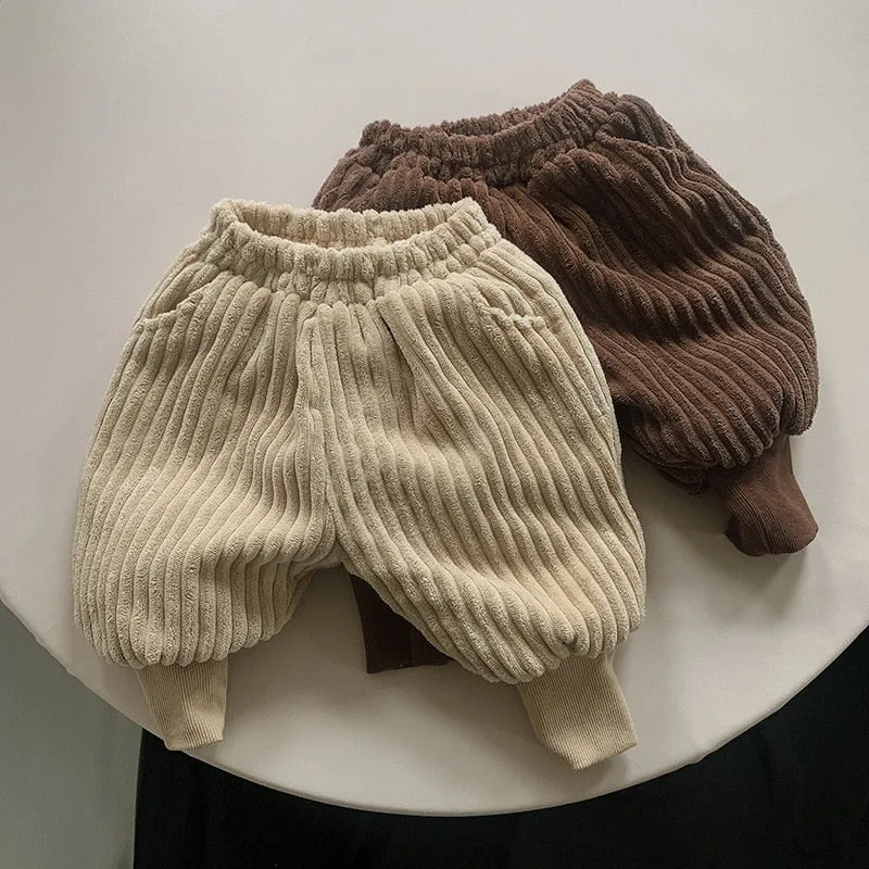 Thick Velvet Corduroy Harem Pants